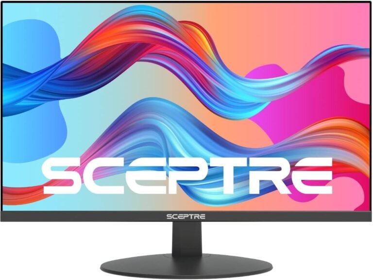Sceptre IPS 27-Inch Enterprise Laptop Monitor 1080p 75Hz with HDMI VGA Construct-in Audio system, Machine Black 2020 (E275W-FPT), 27″ IPS 75Hz