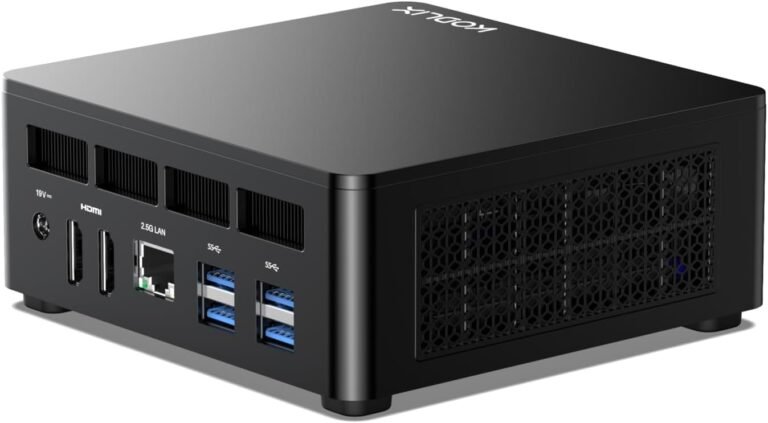 Mini PC AD69 AMD Ryzen 9 6900HX, 8 Cores/16 Threads 32GB DDR5&4800MHz 512GB SSD 4.0 Mini Desktop PC, Quad Display Show(HDMI2.1 ×2, USB4 ×2, AMD Radeon 680M,4xUSB3.2, RJ45 2.5 G Lan,WiFi 6E&BT5.3