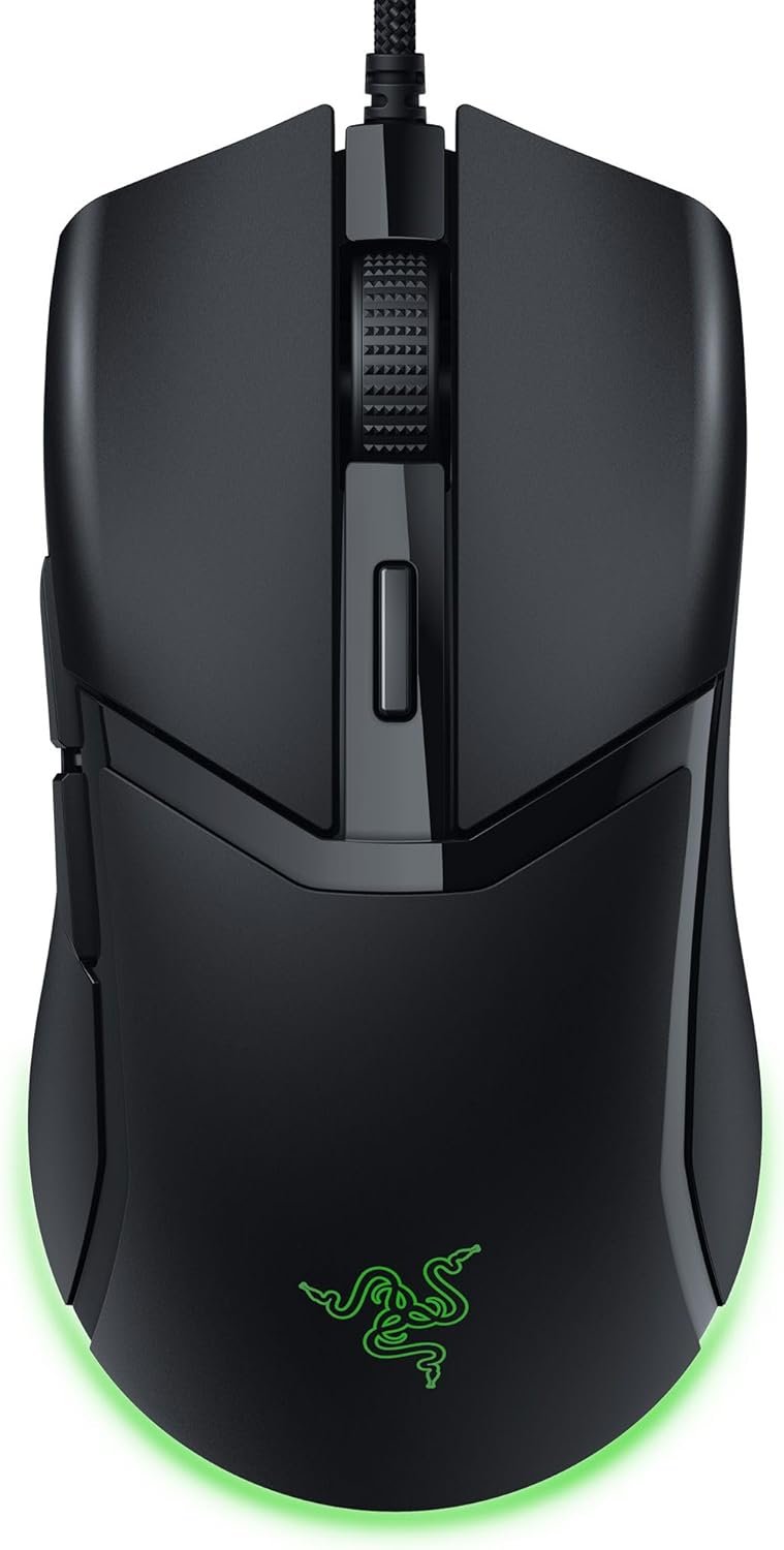 Razer Cobra Gaming Mouse: 58g, Gen-3 Optical Switches, Chroma RGB Lighting, 8500 DPI Sensor, PTFE Ft, Speedflex Cable – Black