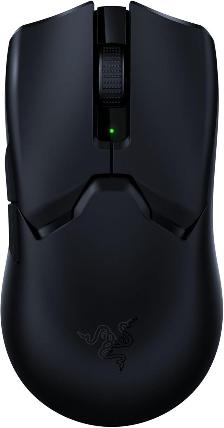 Razer Viper V2 Professional HyperSpeed Wi-fi Gaming Mouse: 58g Extremely Light-weight – Optical Switches Gen-3-30K DPI Optical Sensor w/On-Mouse Controls – 90 Hour Battery – USB Sort C Cable Included – Black