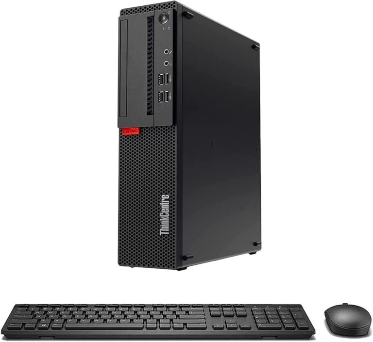 Lenovo ThinkCentre M910S SFF Desktop Pc, Intel Quad Core i5-6500 as much as 3.6GHz, 16GB DDR4 RAM, 1TB SSD, WiFi, BT, VGA, DP, Wi-fi Keyboard&Mouse, Home windows 10 Professional 64 Bit (Renewed)