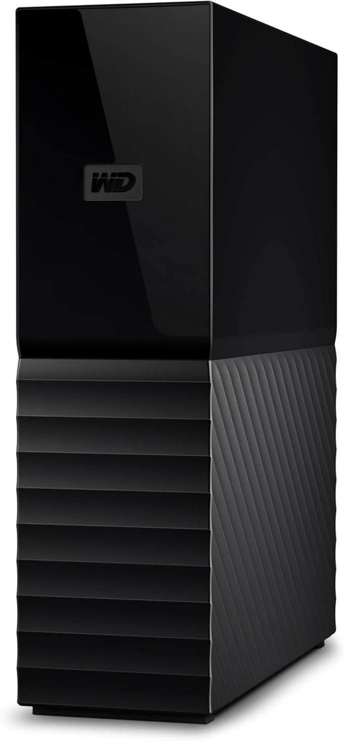 WD 24TB My E-book Desktop Exterior Arduous Drive, with Password Safety and Backup Software program, USB 3.2 Gen1, exFAT – WDBBGB0240HBK-NESN