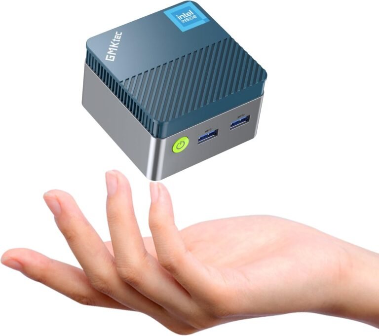 GMKtec Mini PC Intel N97 (as much as 3.60GHz) Home windows 11 Professional Micro Desktop Laptop 12GB DDR5+512GB SSD for Enterprise, Faculty, Workplace