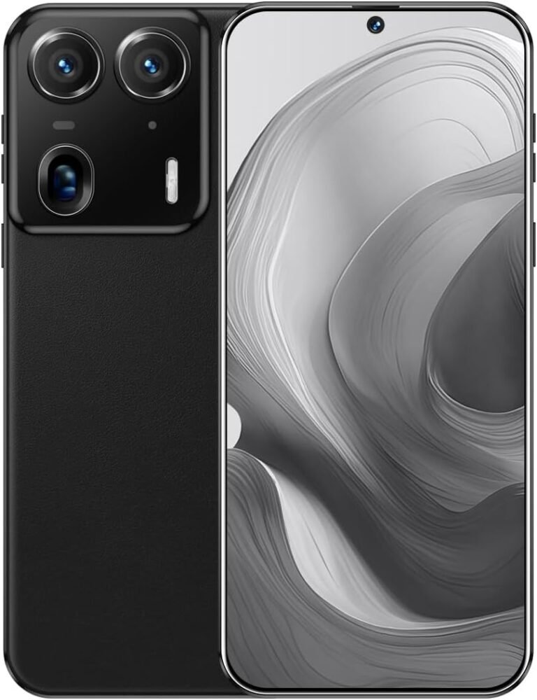 E50 Extremely 5G Unlocked Telephones 2024 Android 13 Cell Telephone 24MP+50MP Digicam 6.8-inch HD Display 8GB+256GB 8-Core Twin SIM Smartphone 6800 mAh Lengthy Battery Android Telephone(Graphite Black)