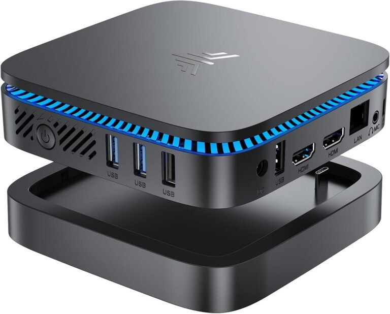 KAMRUI AK1PLUS Mini PC with Home windows 11, twelfth Gen N95 Processor(As much as 3.4GHz), Mini Desktop Computer systems 8GB DDR4 256GB SSD Assist 4K Show, WiFi/BT for Enterprise, Workplace, Residence Server