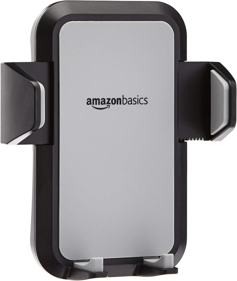 Amazon Fundamentals Common Smartphone Holder – Air Vent Mount, Gray