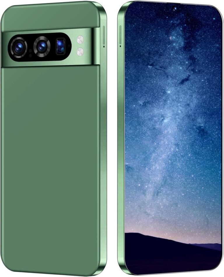 Unlocked Cellphone Pixel 8 PRO Smartphone Android 13 Unlocked Cellphone with 6.8-inch Show/ 108MP+48MP Digital camera/Twin SIM/8GB+256GB/6800mAh/FACE ID/Fingerprint/5G Cellular Cellphone (Inexperienced)