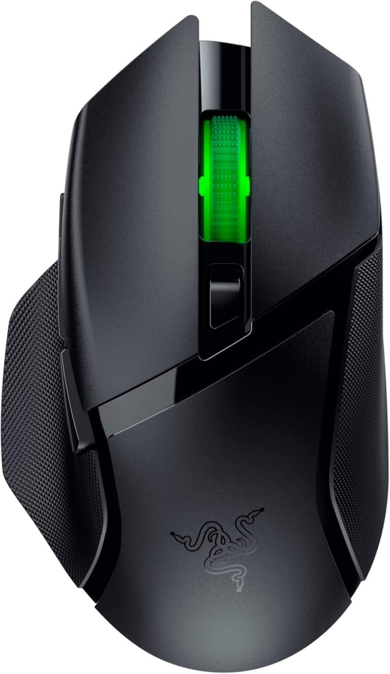 Razer Basilisk V3 X HyperSpeed Wi-fi Gaming Mouse: As much as 285 Hr Battery – 18K Optical Sensor – Mechanical Switches – Chroma RGB – 9 Programmable Controls – Black