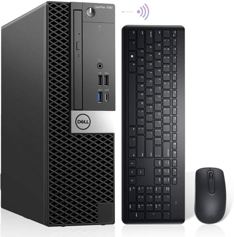Dell OptiPlex 7060 Home windows 11 Professional Desktop Laptop SFF, Intel eighth Gen i5-8500 Hexa Core,16GB DDR4 Ram 512GB NVMe M.2 SSD, AX210 Constructed-in WIFI 6E & Bluetooth 5.2,New Wi-fi Keyboard & Mouse (Renewed)