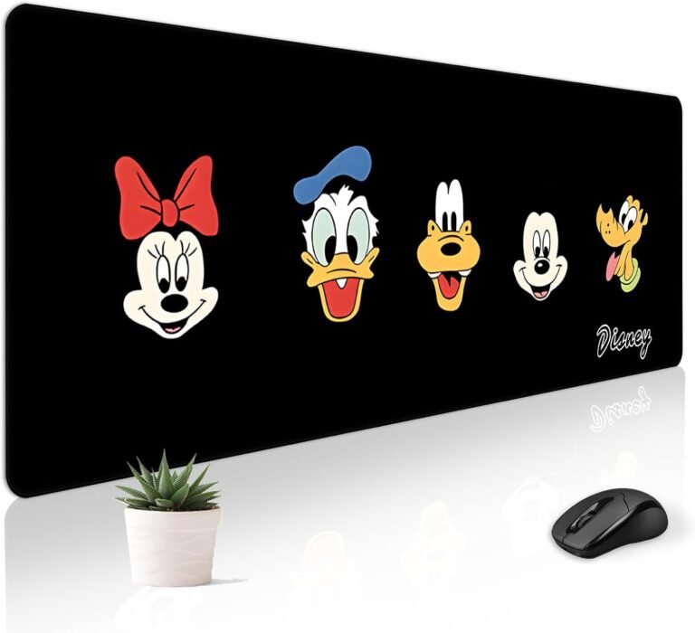 CHUKKA Desk Mat Giant Mouse Pad for Gaming Keyboard Workplace Desktop Gamer Laptop Laptop computer Cute Children XXL Lengthy Large Large Vast Mousepad Cool Cartoon Character Design Girls Women Boys 30×12”, Buddies