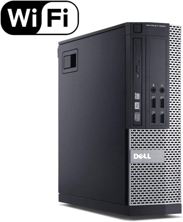 Dell Optiplex 9020 SFF Pc Desktop PC, Intel Core i5 Processor, 16GB Ram, 2TB Onerous Drive, WiFi, Bluetooth 4.0, DVD-RW, Twin 24 Inch LCD Screens Home windows 10 Professional (Renewed)