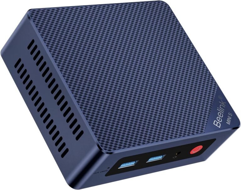 Beelink Mini PC, Intel twelfth Gen Alder Lake- N95(as much as 3.4GHz), 16GB DDR4 RAM 500GB PCIe x1 SSD, Mini S12 Desktop Laptop Help 4K Twin Show/USB3.2/WiFi 5/BT4.2/Gigabit Ethernet for House/Workplace