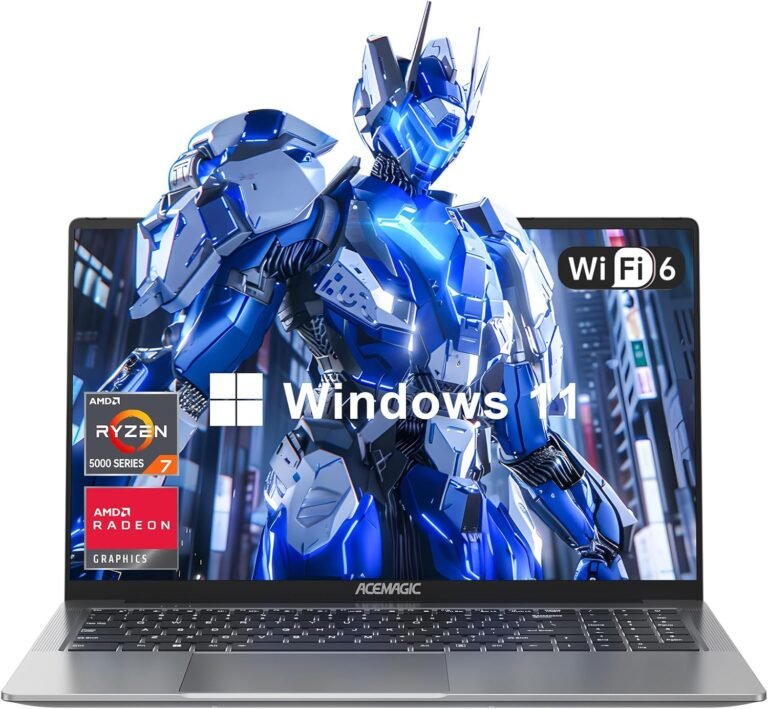 ACEMAGIC Laptop computer Laptop AMD Ryzen 7 5700U Gaming Laptop computer 16GB DDR4 512GB M.2 2280 NVMe SSD Home windows Laptop computer Workplace Laptops House Laptops Windows11 16.1-inch IPS FHD WIFI6 BT5.2 HDMI Kind-C USB3.2