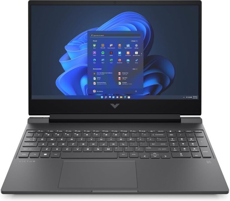 HP – Victus 15.6″ Gaming Laptop computer – AMD Ryzen 5 7535HS – 8GB Reminiscence – NVIDIA GeForce RTX 2050-512GB SSD – Mica Silver