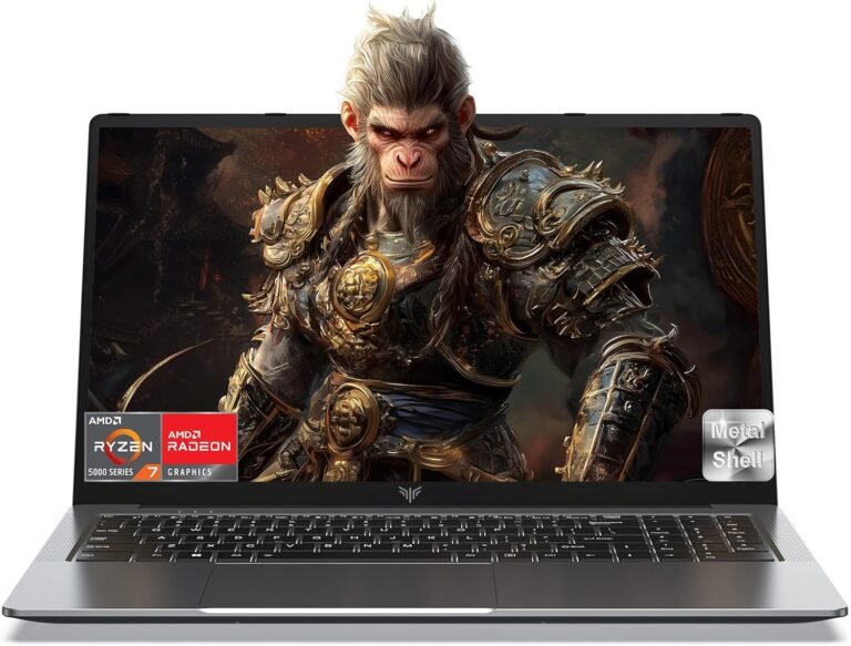 Gaming Laptop computer AMD Ryzen 7 5825U(8C/16T), Radeon RX Vega 8 Graphics,16.1“FHD Show,16GB DDR4 512GB NVMe SSD Laptop computer Laptop with Backlit KB,Type_C (Full Operate),WiFi 6, 53Wh Battery