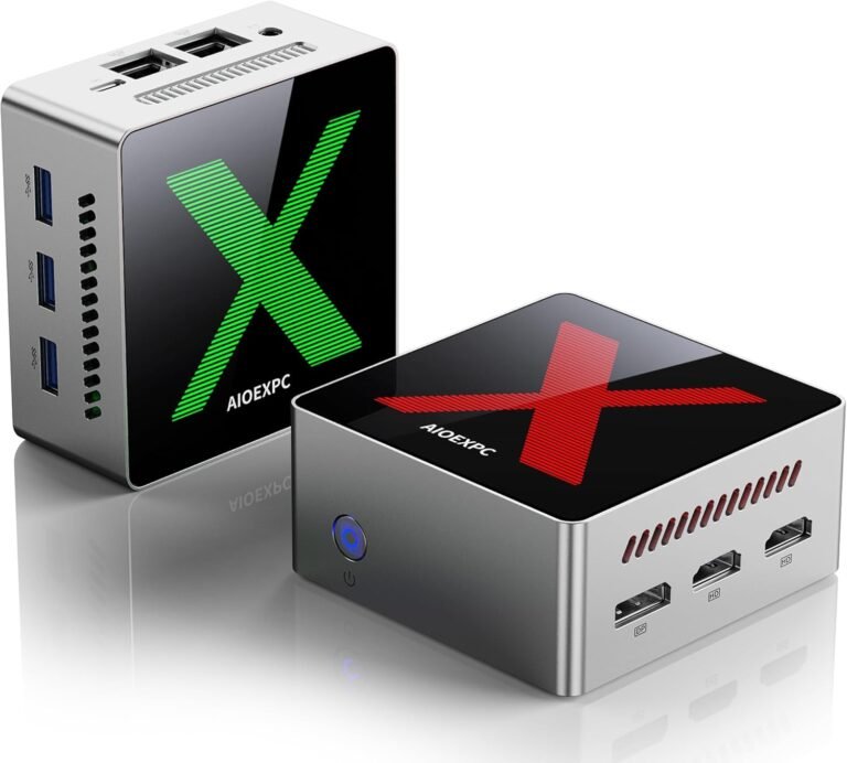 Mini PC Home windows 11 Professional, N100 Mini Laptop,twelfth Intel (as much as 3.4GHz) LPDDR5 16GB RAM 512GB SSD, 4K Triple Show, WiFi6, BT5.2, Gigabit Ethernet, Mini Desktop Laptop for Dwelling, Workplace