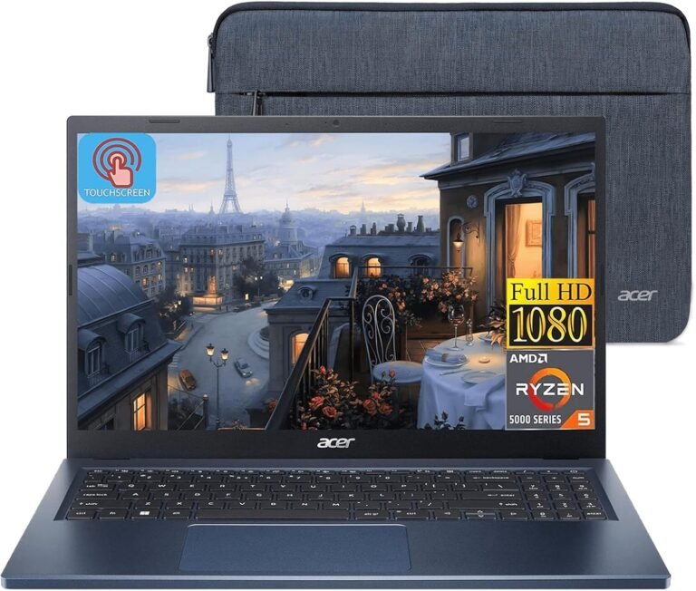 acer 2023 Latest Aspire 3 Touchscreen Laptop computer, 15.6″ FHD IPS Show, AMD Ryzen 5 7520U Processor (Beats i7-1165G7), 8GB DDR5 RAM, 512GB SSD, AMD Radeon Graphics, Wi-Fi 6, Home windows 11 Residence