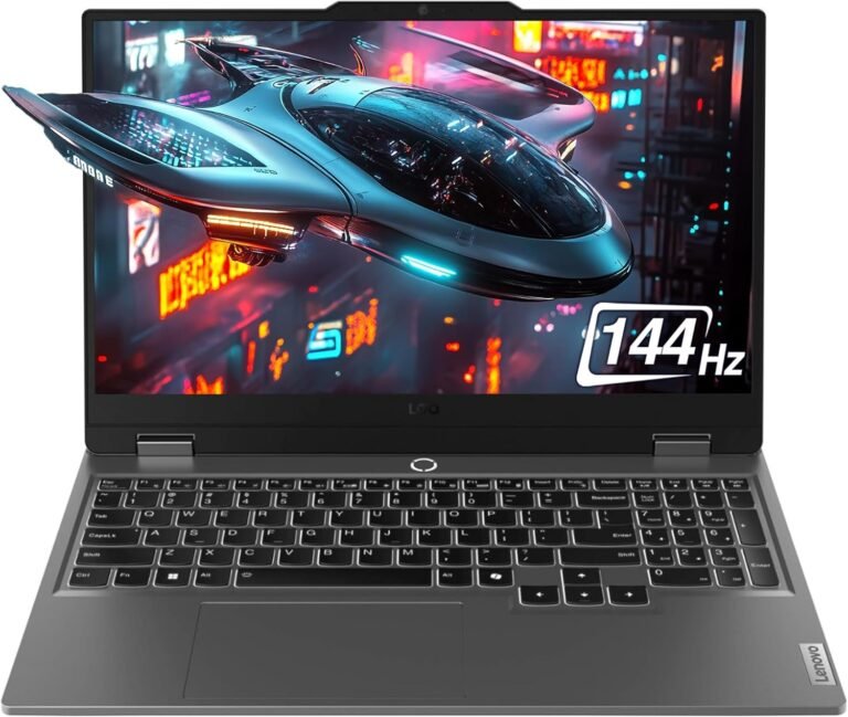 Lenovo LOQ Gaming Laptop computer, AMD Ryzen 7 7435HS, 16 GB DDR5 RAM, 512 GB PCIe SSD, 15.6″ FHD (1920×1080), Nvidia G-Pressure RTX 4070, W11 Residence