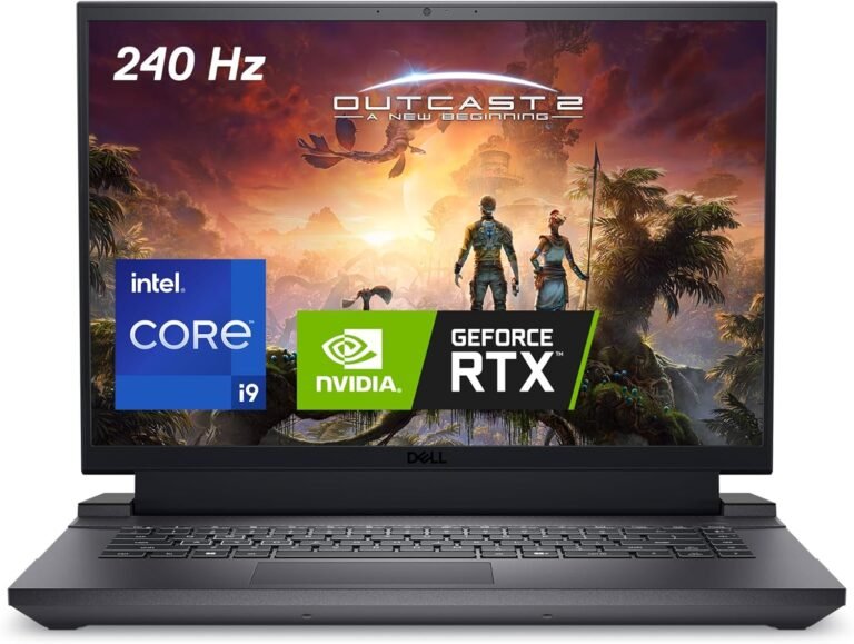 Dell G16 7630 Gaming Laptop computer – 16-inch QHD+ 240Hz 3ms Show, Intel Core i9-13900HX, 16GB DDR5 RAM, 1TB SSD, NVIDIA GeForce RTX 4070 8GB GDDR6, Home windows 11 Residence, Onsite Service – Metallic Nightshade