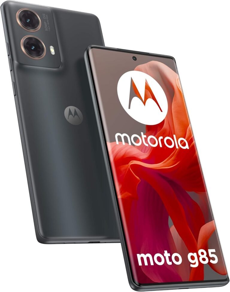 Motorola G85 5G 12GB 256GB | pOLED 120 Hz | 50MP | 5000mah Battery Unlocked Telephone (Worldwide Model) – City Gray