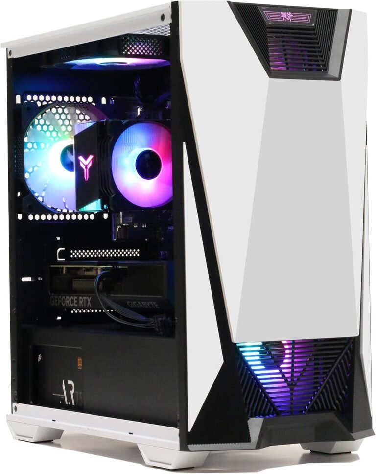MXZ Desktop Pc Excessive Efficiency Gaming laptop, Ryzen 5 7600 Zenn 4 Structure,B650,16GB DDR5,1T NVME,5 RBG Followers, Home windows 11 Professional Prepared to make use of(R5 7600| RTX 4060)