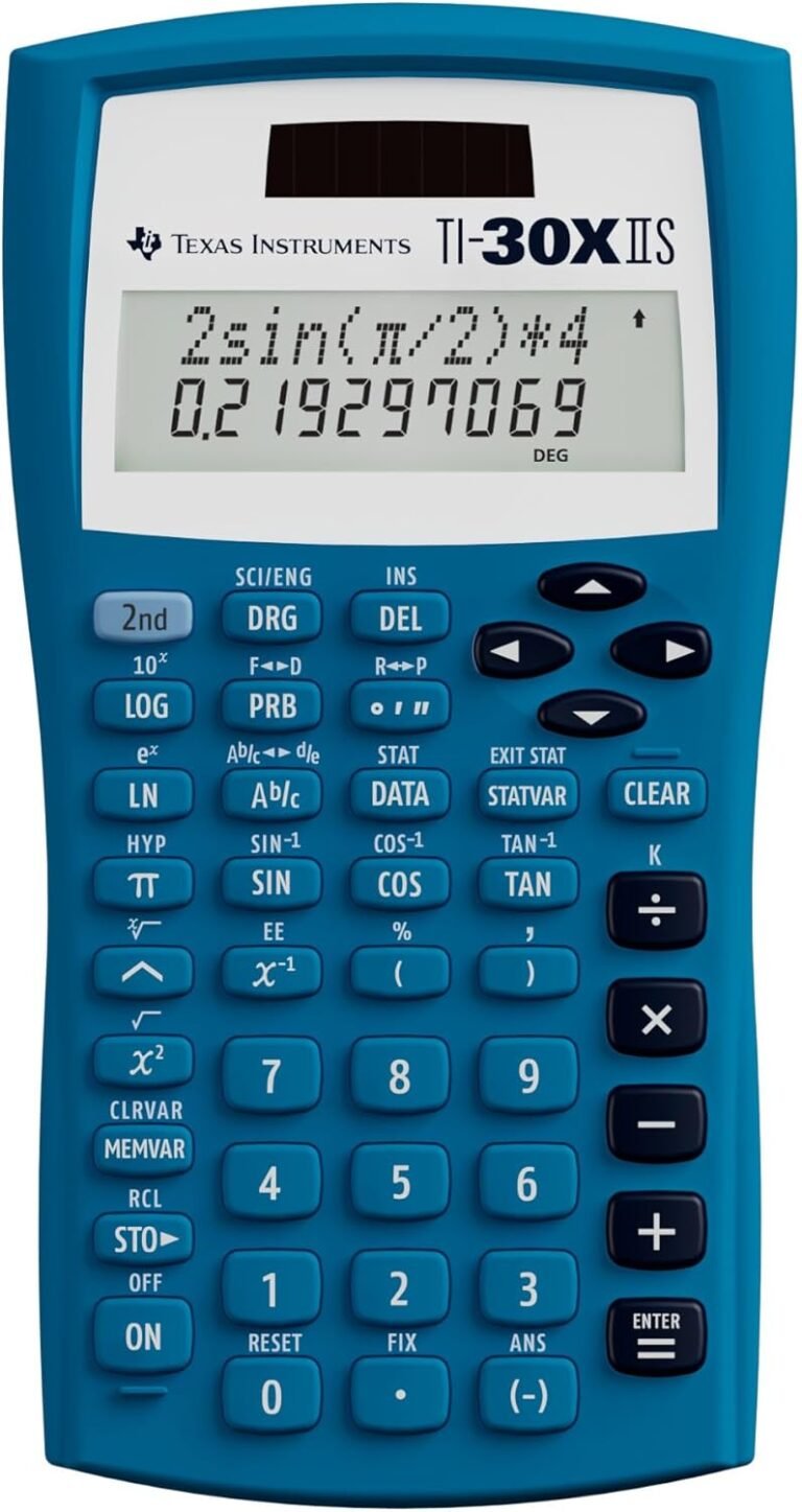 Texas Devices TI-30XIIS Scientific Calculator, Blue