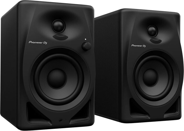 Pioneer DJ DM-40D 4-inch Desktop Lively Monitor Speaker – Black