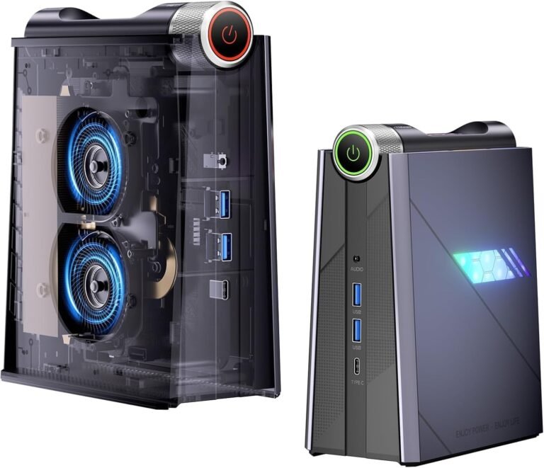 ACEMAGIC Mini PC Gaming PC-Laptop: Core i7-11700B (8C/16T,as much as 4.8GHz) 16GB DDR4 512GB NVMe SSD Mini Computer systems – Mini RGB Desktop PC [WiFi6/BT5.2] Help 4K Triple Show