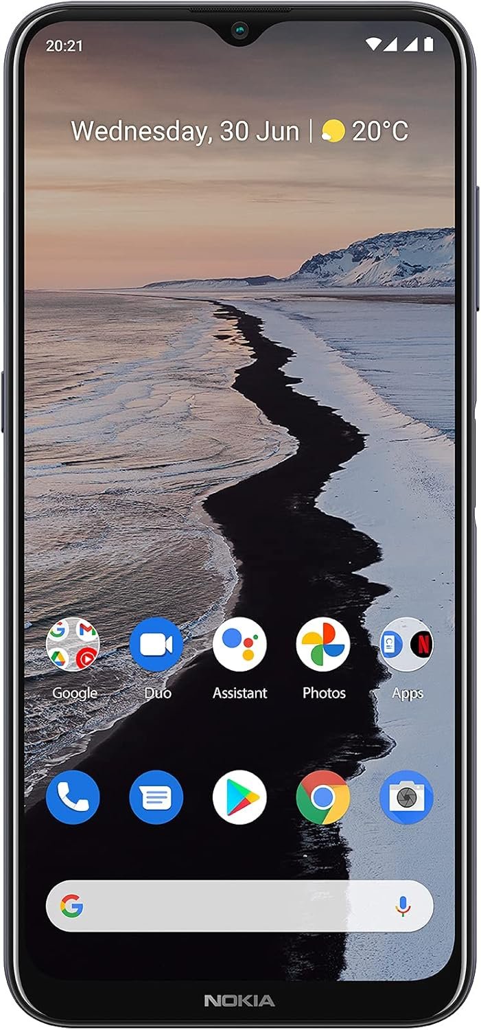 Nokia G10 | Android 11 | Unlocked Smartphone | 3-Day Battery | Twin SIM | US Model | 3/32GB | 6.52-Inch Display | 13MP Triple Digital camera | Polar Night time