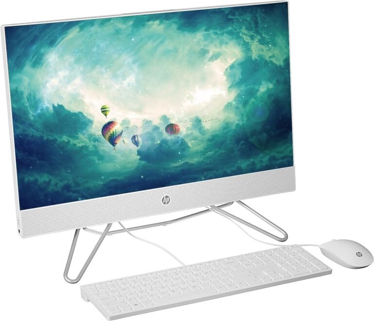 HP 2023 Latest All-in-One Bundle PC, 23.8 Inch FHD Touchscreen Show, AMD Ryzen 5-5625U Processor, 16GB RAM, 1TB SSD, AMD Radeon Graphics, Wi-Fi, Twin Pc Audio system, Home windows 11 House