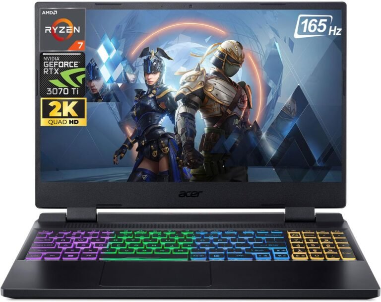 acer 2023 Latest Nitro 5 Gaming Laptop computer, 15.6″ QHD 165Hz Show, AMD Ryzen 7 6800H as much as 4.7GHz, NVIDIA GeForce RTX 3070 Ti, 32GB DDR5 RAM, 2TB SSD, Wi-Fi 6E, Backlit Keyboard, Home windows 11 House