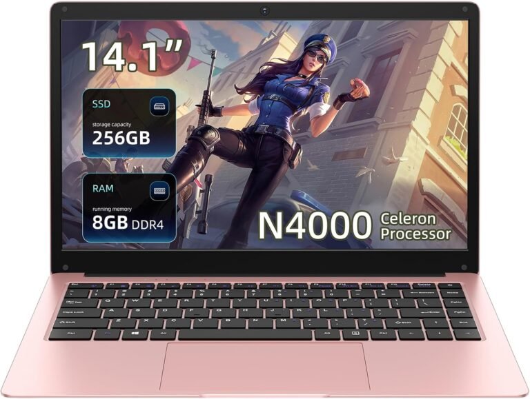 14” Home windows Laptop computer, Intel Celeron Processor(as much as 2.6GHz), 8 GB RAM, 256 GB Storage,Celeron N4000 Processor with Home windows 11 IPS FHD Show,Skinny & Transportable (Z141-N4000-8+256)