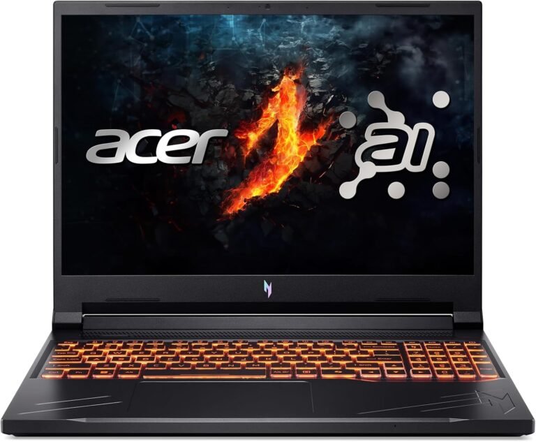Acer Nitro V Gaming Laptop computer | Intel Core i7-14650HX | NVIDIA GeForce RTX 4060 Laptop computer GPU (233 AI Tops) | 16″ WQXGA 180Hz Show | 16GB DDR5 | 512GB Gen 4 SSD | Wi-Fi 6 | Backlit KB | ANV16-71-75MW