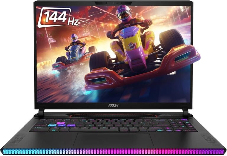 MSI GE68HX Raider Gaming Laptop computer, Intel i9-14900HX, 64 GB DDR5 RAM, 4 TB PCIe SSD, 16″ FHD+ (1920×1200), Nvidia G-Drive RTX4070, W11 Residence