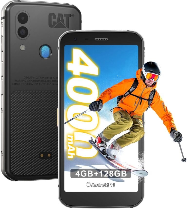 New CAT S62 Unlocked Rugged Cell Telephone (128GB, 4GB) 5.7″ IP68 Waterproof Android Smartphone, 12MP Twin Digicam, All Day Battery, NFC, Fingerprint Unlock, Snapdragon 660 Nano Slot(Black)