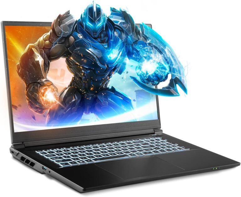 Sager 2024 NP7570E Gaming Laptop computer, 17.3 Inch FHD 144Hz, Intel i9-14900HX, RTX 4070 8GB, 64GB RAM, 2TB Gen4 NVMe SSD, Win 11