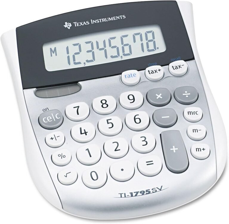 Texas Devices TI-1795 SV Commonplace Operate Calculator
