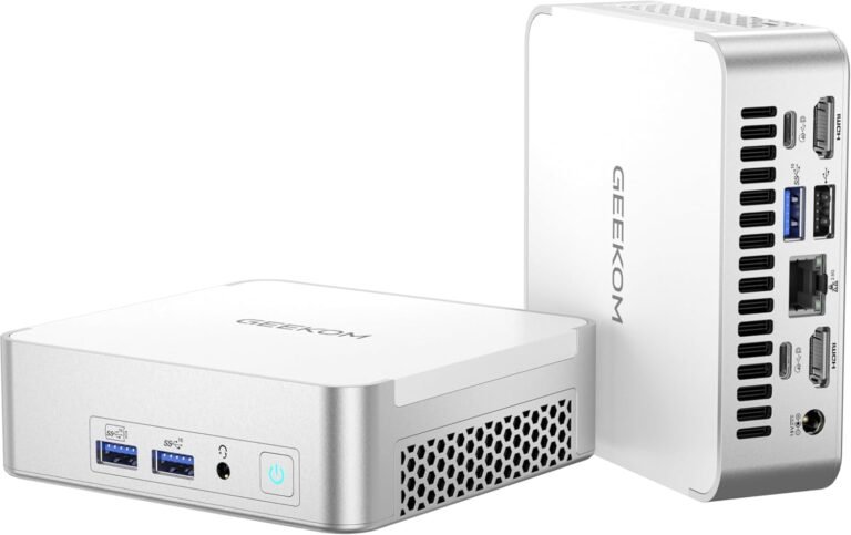 GEEKOM XT13 Professional Mini PC, thirteenth Gen Intel i7-13620H NUC13 Mini Computer systems(10C/16T As much as 4.9GHz), 32GB DDR4 RAM & 1TB PCIe Gen 4 SSD Mini Desktop Laptop 8K UHD/Quad Show/USB4.0/WiFi 6E/BT5.2/2.5G LAN