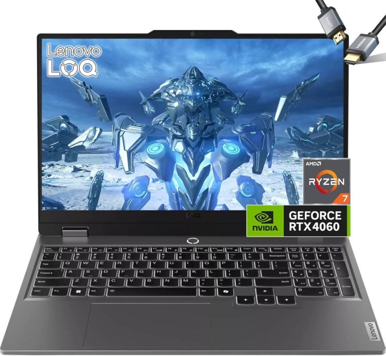 Lenovo-LOQ Gaming-Laptop computer RTX 4060 – AMD Ryzen 7 7435HS Beat i7-12650H – 15.6 FHD IPS Show G-SYNC – Home windows 11 – Backlit Keyboard – Computadora Gamer 2024 (32GB DDR5 RAM| 2TB PCIe SSD)