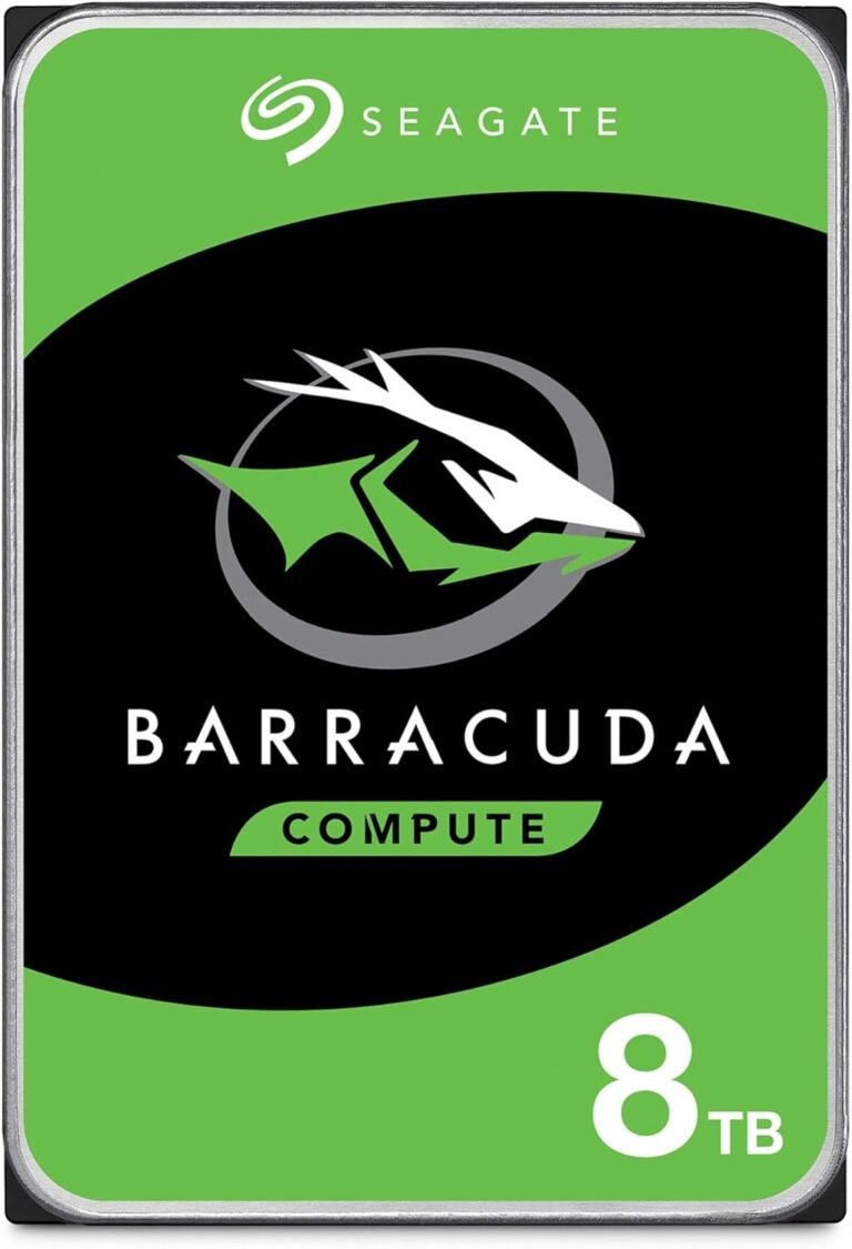 Seagate BarraCuda 8TB Inside Arduous Drive HDD – 3.5 Inch Sata 6 Gb/s 5400 RPM 256MB Cache for Pc Desktop PC (ST8000DMZ04/004)