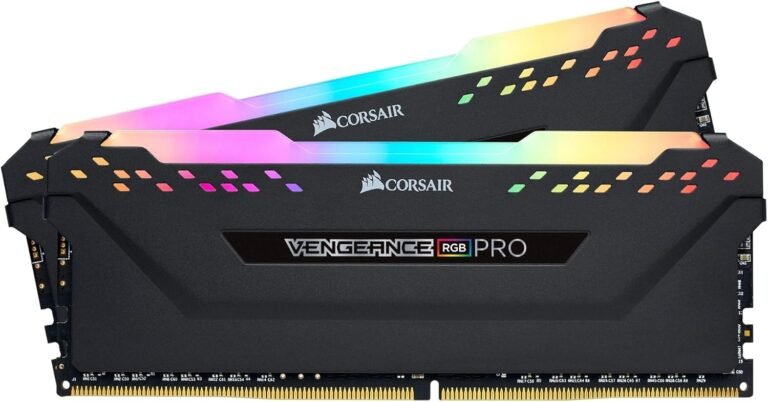 CORSAIR VENGEANCE RGB PRO DDR4 RAM 32GB (2x16GB) 3200MHz CL16-20-20-38 1.35V Intel AMD Desktop Laptop Reminiscence – Black (CMW16GX4M2C3200C16)