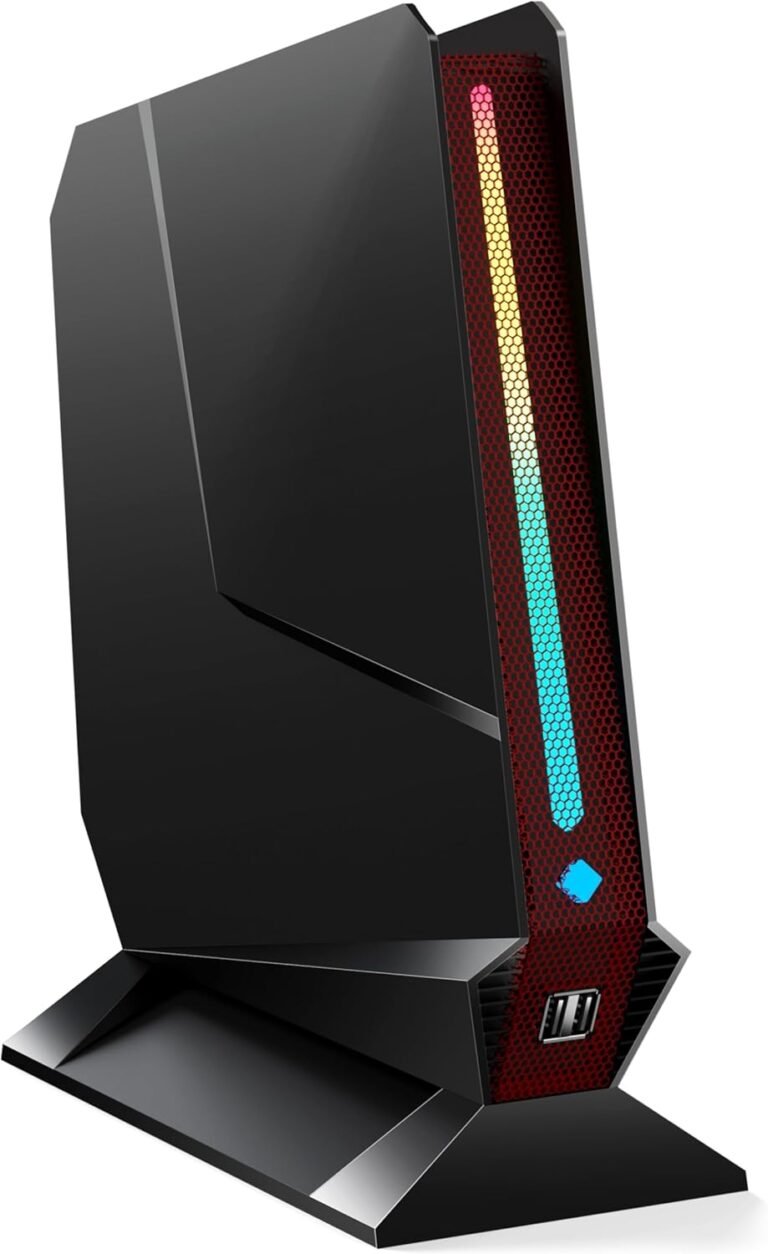 T1-Professional Mini Gaming PC Core i9-13900H/RTX4060 8G GDDR6,Mini Gaming Laptop 64GB RAM DDR5-5200,2TB PCIe4.0 SSD,Adjustable RGB Gentle,WiFi6E/BT5.3/2.5G LAN/USB-C 4K@60Hz Win11 Professional Mini Desktop PC