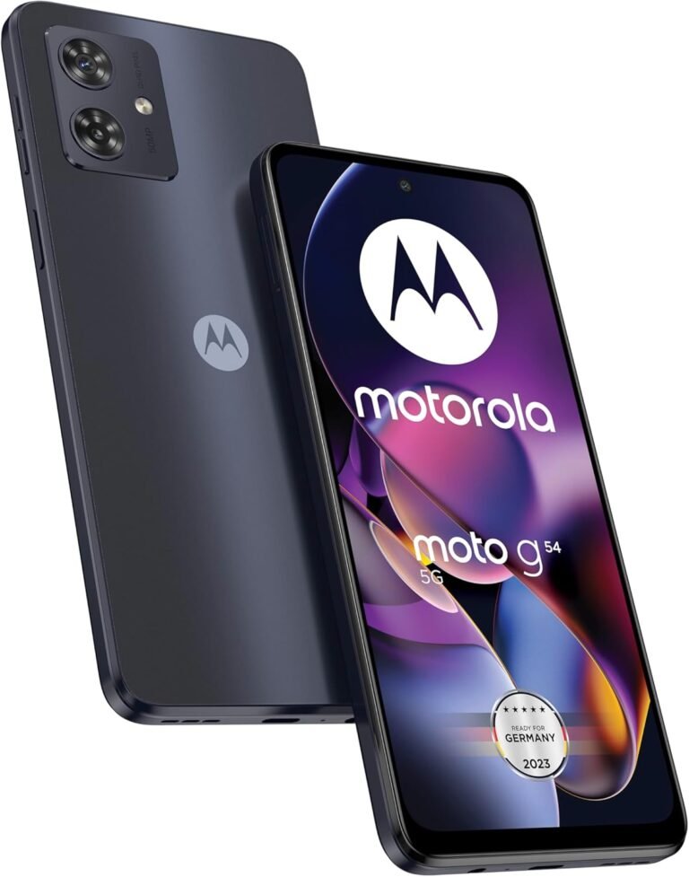 Motorola Moto G54 Twin-SIM 256GB ROM + 8GB RAM (Solely GSM | No CDMA) Manufacturing facility Unlocked 5G Smartphone (Midnight Blue) – Worldwide Model