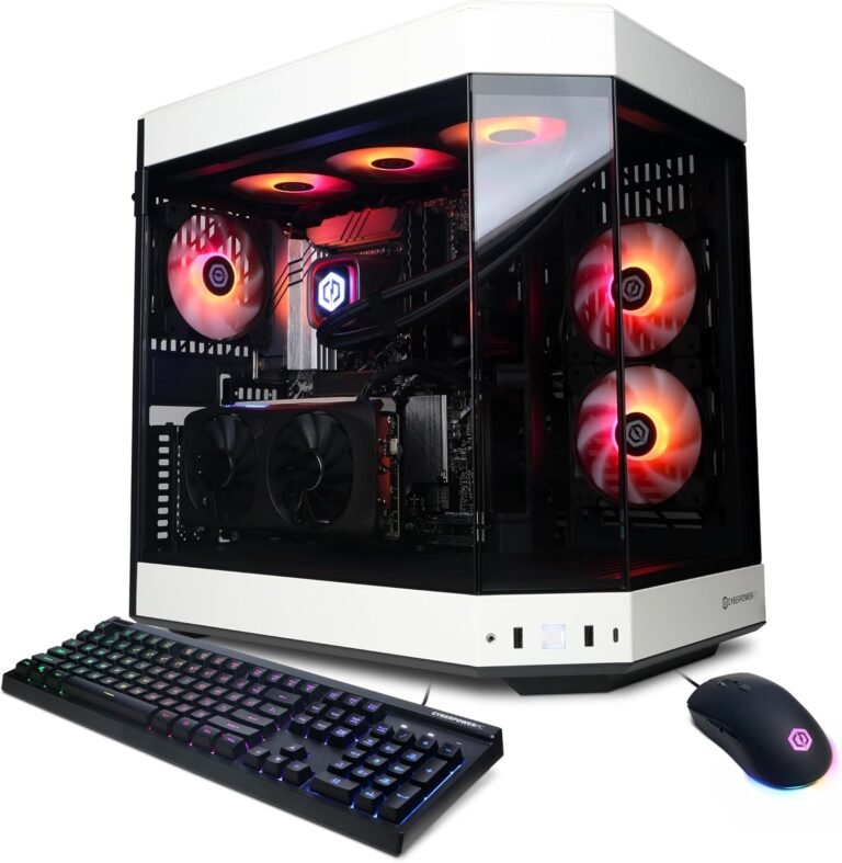 CyberPowerPC Gamer Supreme Liquid Cool Gaming PC, AMD Ryzen 9 9950X 4.3GHz, GeForce RTX 4070 Ti Tremendous 16GB, 64GB DDR5, 4TB PCIe Gen4 SSD, WiFi Prepared & Home windows 11 Dwelling (SLCAI10000A)