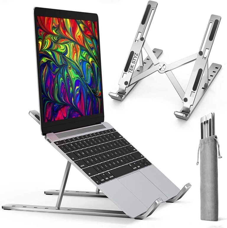 PRO Stand Appropriate with Dell XPS 13 9333 Sturdy Adjustable Desktop Holder, Transportable, as much as 21″ Screens and 50 kilos! [Silver]