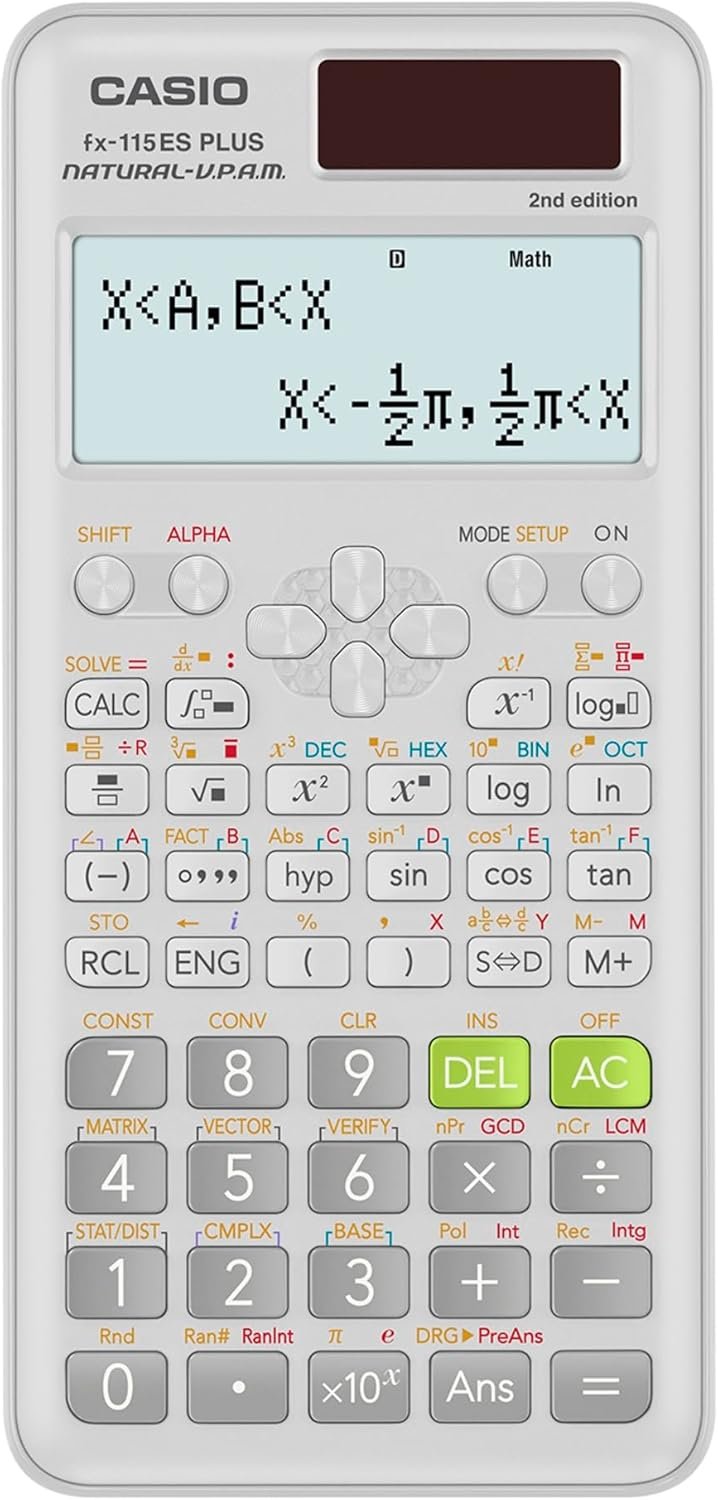 Casio fx-115ESPLUS2 2nd Version, Superior Scientific Calculator
