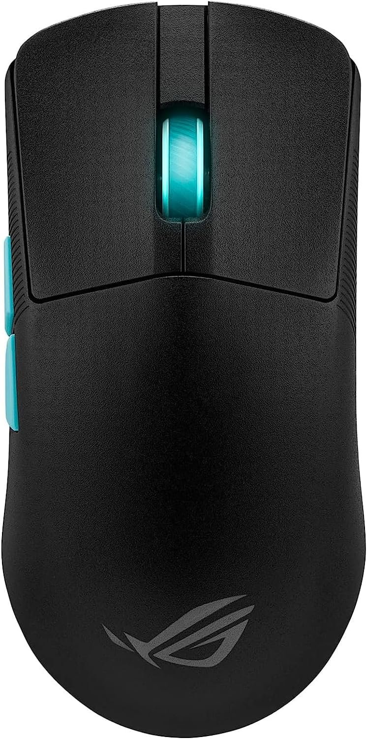 ASUS ROG Harpe Gaming Wi-fi Mouse, Ace Purpose Lab Version, 54g Extremely-Light-weight, 36,000 DPI Sensor, 5 Programmable Buttons, Tri-Mode Connectivity (2.4GHz RF, Bluetooth, Wired), SpeedNova, Black