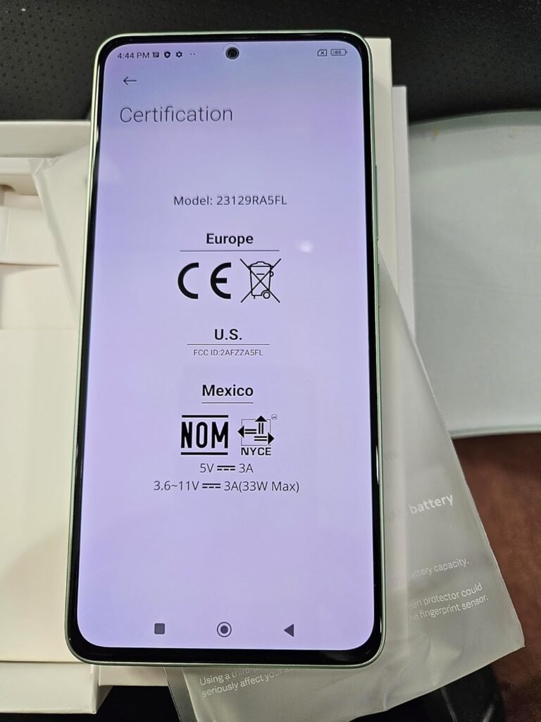 Xiaomi Redmi Notice 13 4G LTE (256GB + 8GB) 6.67″ 108MP Triple (for Tmobile Mint Tello International) International GSM Bands Unlocked (Midnight Black )