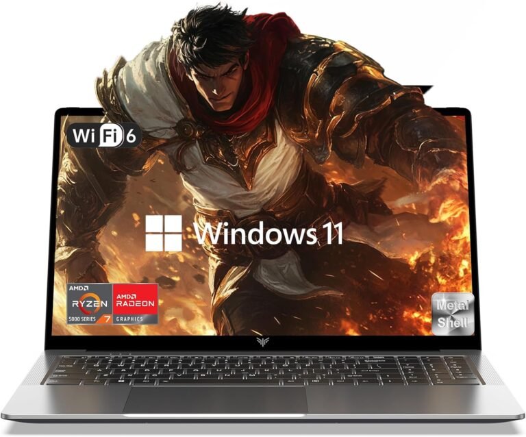 Gaming Laptop computer, Laptop computer with AMD Ryzen 7 5700U (8C/16T, As much as 4.3GHz), 16GB RAM 512GB NVMe SSD Laptop computer Laptop, Radeon RX Vega 8 Graphics, 16.1-inch FHD Show, WiFi 6, 53Wh Battery, Backlit KB