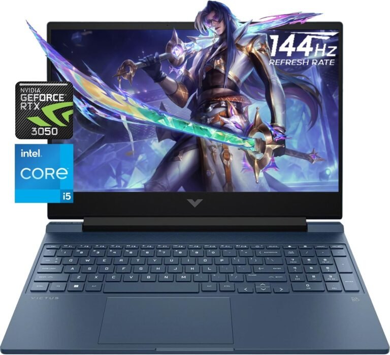 HP Victus Gaming Laptop computer | 15.6″ FHD 144Hz | thirteenth Gen Intel 8 Cores i5-13420H As much as 4.60 GHz | NVIDIA GeForce RTX 3050 6GB | 32GB RAM | 1TB PCIe SSD | Backlit | Wi-Fi 6 |Webcam |Sort-C |Home windows 11 Dwelling